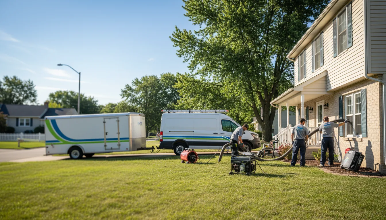 Flooded Basement Restoration And Cleanup With Repair in Baltic, OH near me
